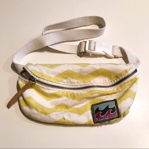 Billabong Chevron Yellow Fanny Pack